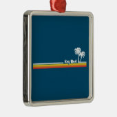 Key West, Florida Metalen Ornament (Rechts)