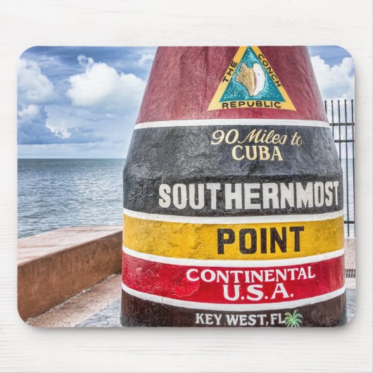 Key West Florida Mousepad Muismat (Voorkant)