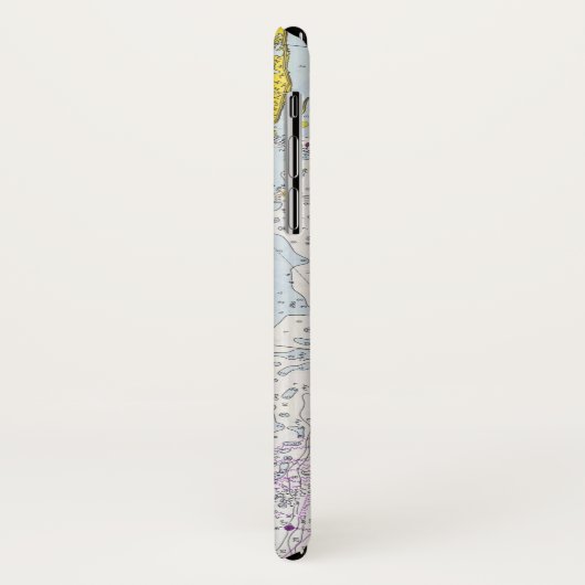 Key West Florida Nautical Map Case-Mate iPhone Case (Achterkant/links)