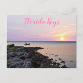 Key West Florida Ocean op Sunset Briefkaart (Voorkant)