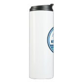 Key West Florida Palmboom Vogels Thermosbeker (Gedraaid links)