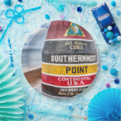 Key West Florida Paper-Borden Papieren Bordje (Feest)