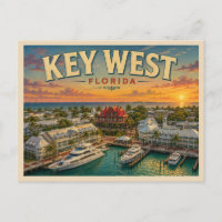 Key West Florida Reis in Retro Stijl