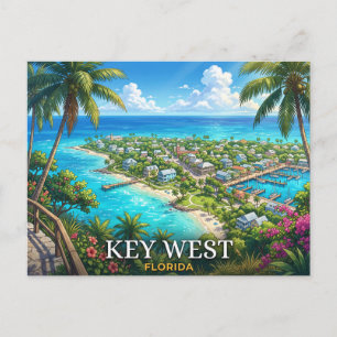 Key West Florida Reizen Briefkaart