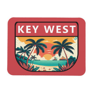 Key West Florida Retro Embleem Magneet