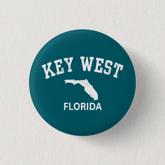 Key West Florida  Ronde Button 3,2 Cm (Voorkant)