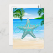 Key West Florida Starfish Briefkaart (Voorkant / Achterkant)