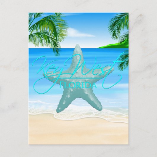 Key West Florida Starfish Briefkaart (Voorkant)