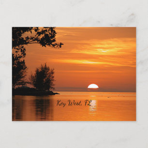 Key West, Florida sunset, Briefkaart