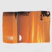 Key West, Florida sunset Golfhanddoek (Horizontaal)