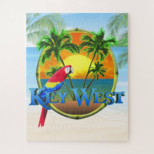 Key West Florida Sunset Legpuzzel (Verticaal)