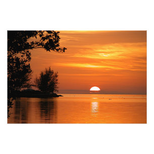 Key West, Florida sunset, prachtige foto Afdruk