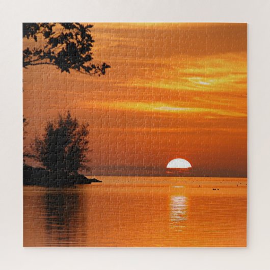 Key West, Florida sunset, prachtige foto Legpuzzel (Verticaal)