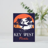 key west Florida Sunset Vacation Souvenirs  Briefkaart (Staand voorkant)