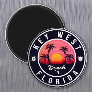 key west Florida Sunset Vacation Souvenirs Magneet