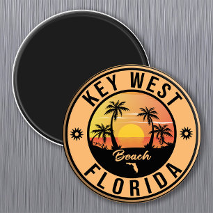 key west Florida Sunset Vacation Souvenirs Magneet
