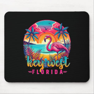 Key West Florida T-shirt Flamingo Tropisch Strand Muismat