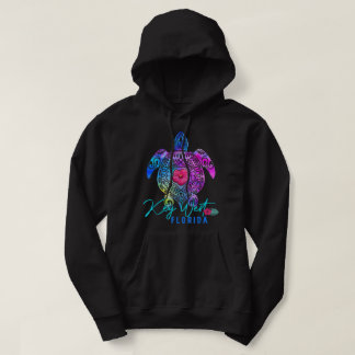 Key West Florida Tie Dye Zee Turtle Vacation 2022 Hoodie