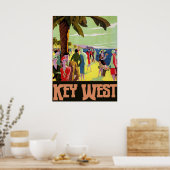 Key West Florida Travel  Artwork Poster (Keuken)