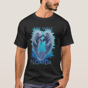 Key West Florida Vakantie Lieve Lamantijnen Zeekoe T-shirt
