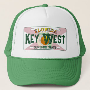 Key West Florida vlag licentie bord pet