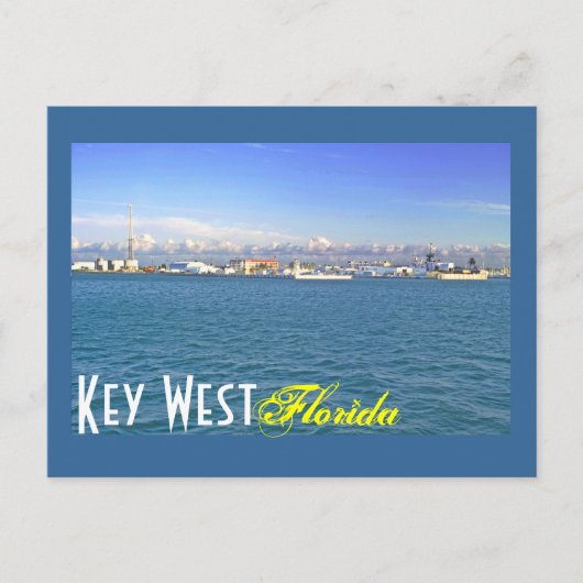 Key West, Florida, VS Briefkaart (Voorkant)