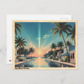 Key West Florida Waterfront Sunset  Briefkaart (Voorkant / Achterkant)