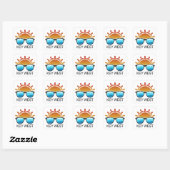 Key West Florida Zonnebril Vierkante Sticker (Vel)