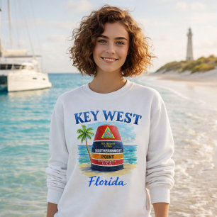 Key West Florida Zonsondergang Eiland Sweatshirt