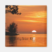 Key West, Floride sunset Magnet (Devant)