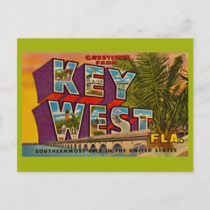 Key West Groet Briefkaart