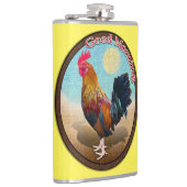 Key West - Gypsy Rooster Goedemorgen  Ovaal Heupfles (Rechts)