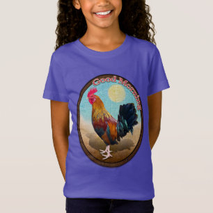 Key West - Gypsy Rooster Goedemorgen Vintage Ovaal T-shirt