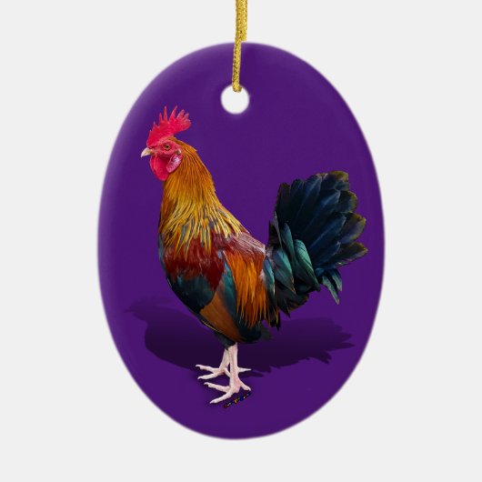 Key West - Gypsy Rooster Keramisch Ornament (Voorkant)