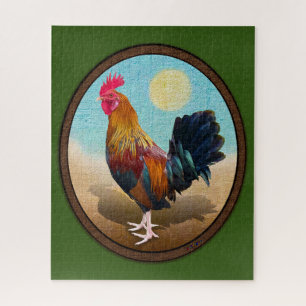 Key West - Gypsy Rooster Ovaal Legpuzzel
