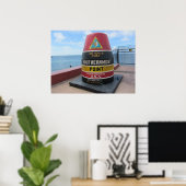Key West Historic Southerst Point Poster (Thuiskantoor)