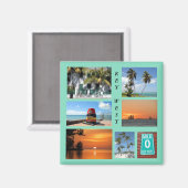 Key West historique, aimant Floride (Recto/Verso)