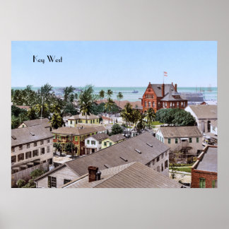Key West in de 19e eeuw Poster