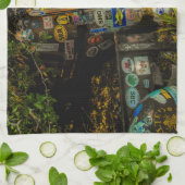 Key West is Art, Old Pickup Truck Theedoek (Gevouwen)