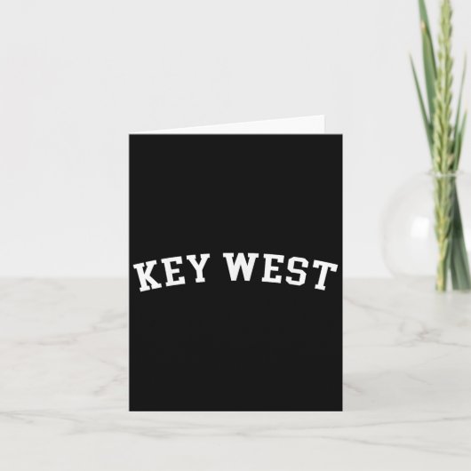 Key West Kaart (Voorkant)