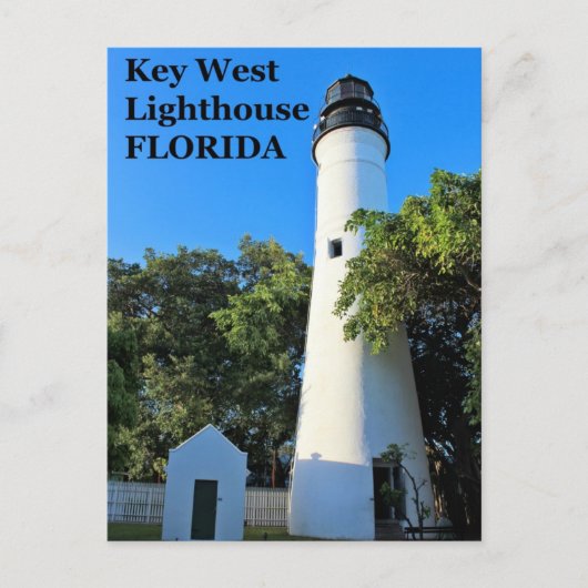 Key West Lighthouse, Briefkaart Florida (Voorkant)