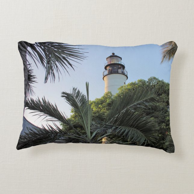 Key West Lighthouse, Florida Accent Kussen (Achterkant)