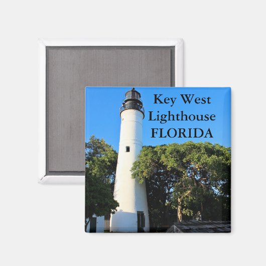 Key West Lighthouse, Floride Magnet (Recto/Verso)
