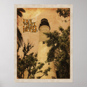 Key West Lighthouse Foto Poster