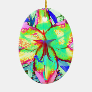 Key West Lily Keramisch Ornament