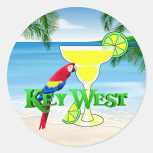 Key West Margarita Ronde Sticker