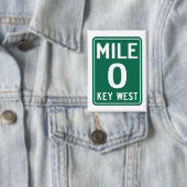Key West Mile 0, Florida VS Button (Insitu)
