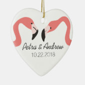 Key West Modern Whimsy Paar Keramisch Ornament (Rechts)