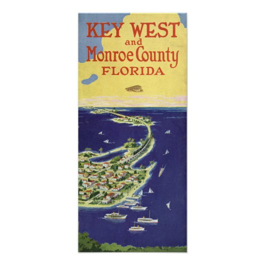  Key West Monroe County Florida Foto Afdruk (Voorkant)