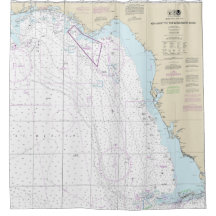 Key West naar de Mississippi River nautische kaart
